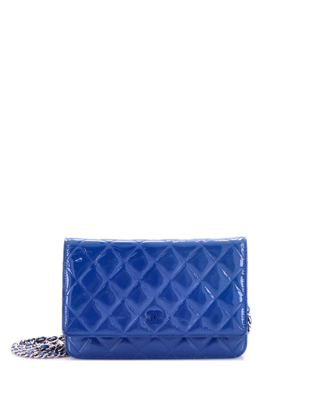 Chanel Wallet On Chain Quilted Patent #260942C25B